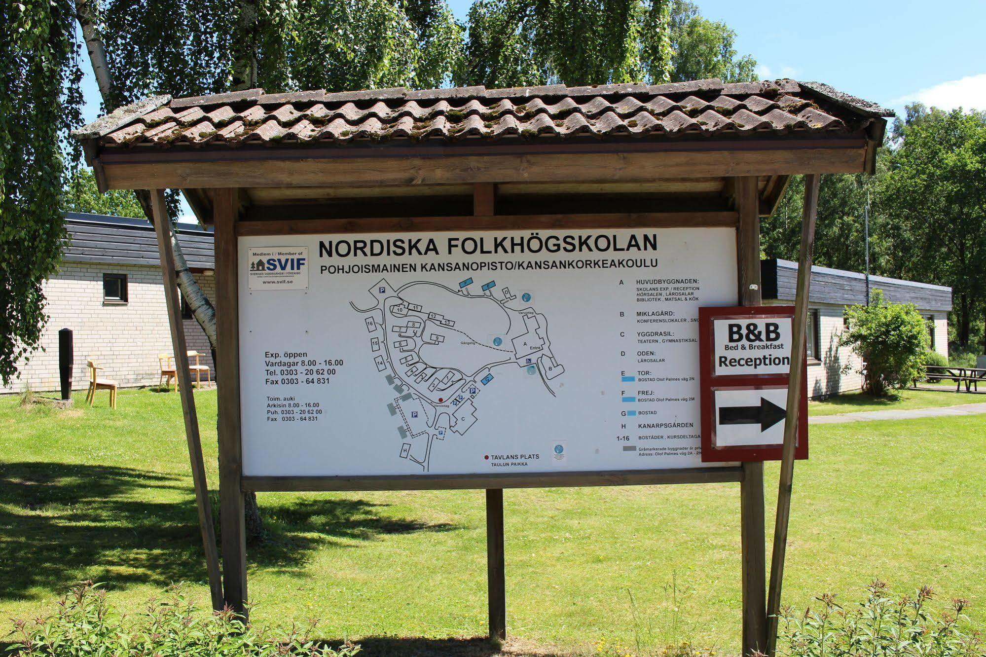 Nordiska Folkhoegskolan Bed And Breakfast Kungälv Exteriér fotografie